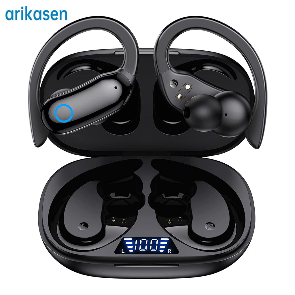 Bluetooth Headphones Wireless Earbuds Charging Case 48hrs Playtime Zpaxo