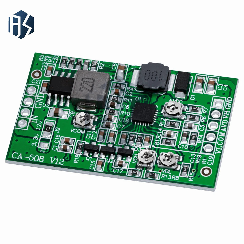 3.3V 12v CA-508 CA-408 4 Channel Adjustable Booster Board Module LCD Screen TCON Board TFT Backlight Driver Step Up TCON Board Zpaxo