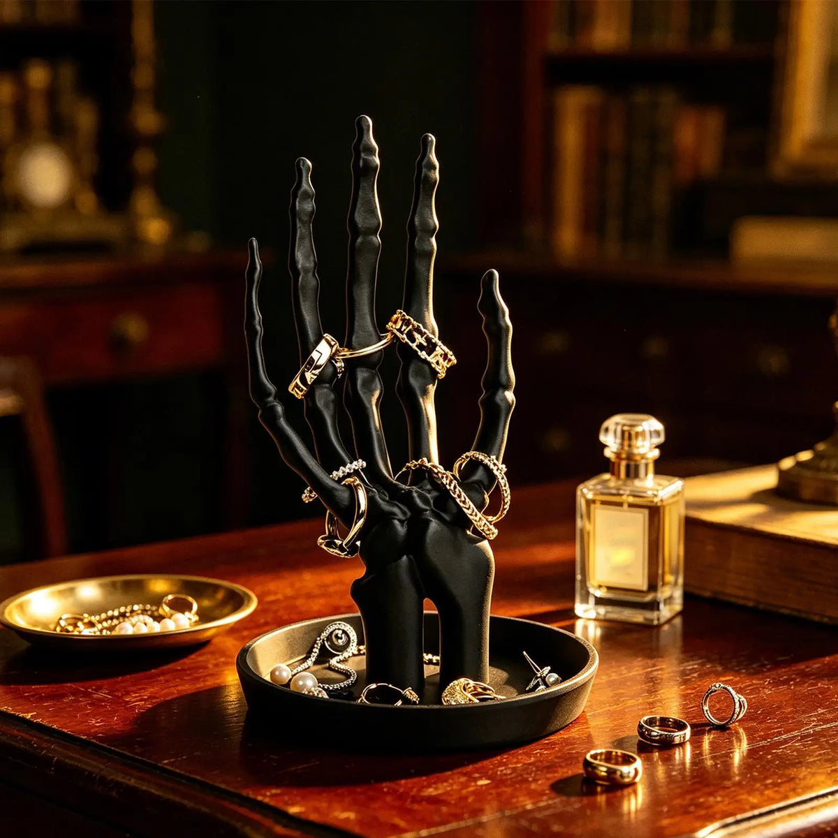 Skeleton Hand Jewelry Holder 3D Printed Home Decor Decorative Trinket Zpaxo