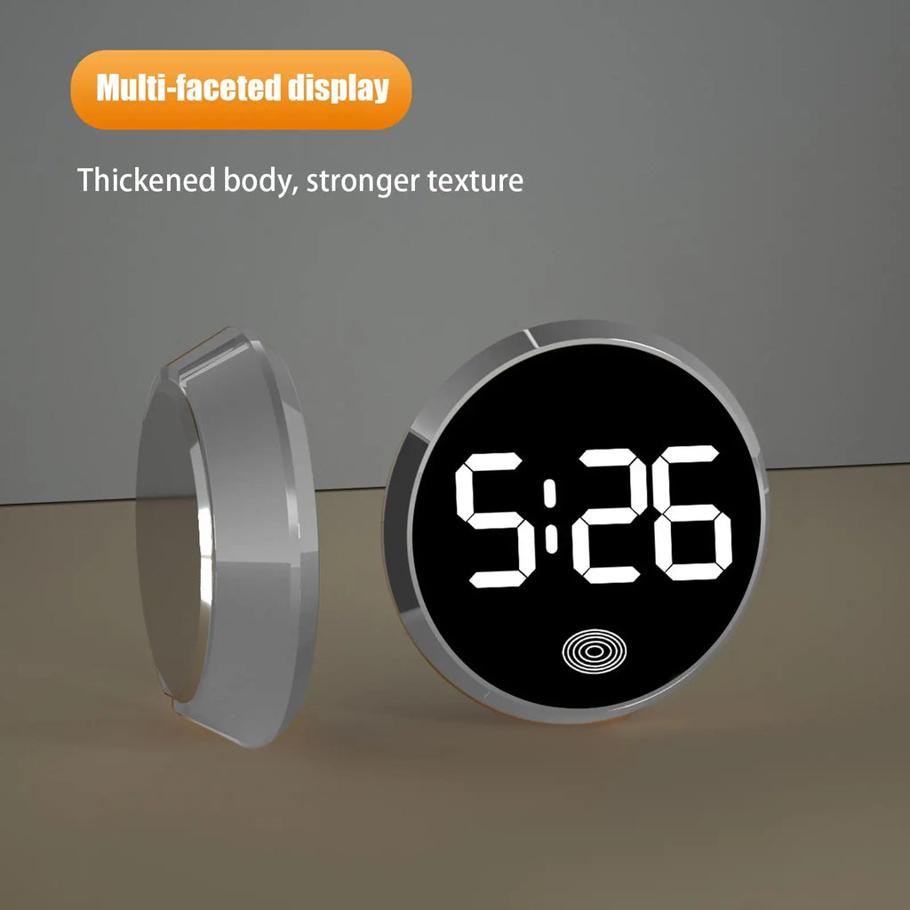 Fashionable Car LED Clock Touch-control Dashboard Watch Display Light Zpaxo