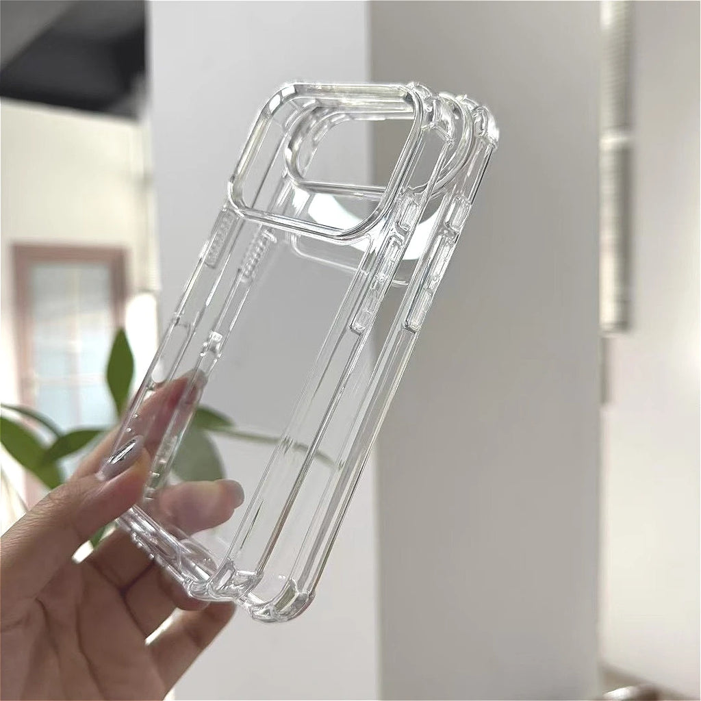 Suitable Apple 17 Max Four Corner Anti Drop Transparent Protective Zpaxo