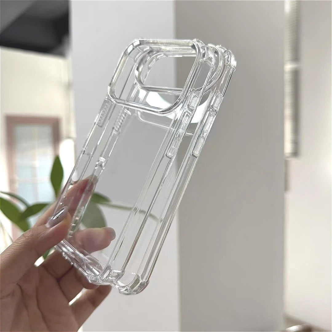 Suitable Apple 17 Max Four Corner Anti Drop Transparent Protective Zpaxo