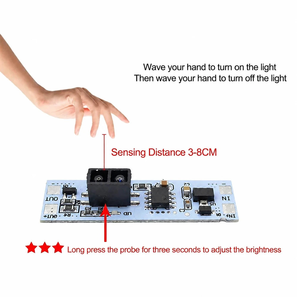 Short Distance Scan Sensor Capacitive Touch Sensor Switch PIR Motion Sensor Switch Module 3A/5A Constant Voltage For Smart Home Zpaxo