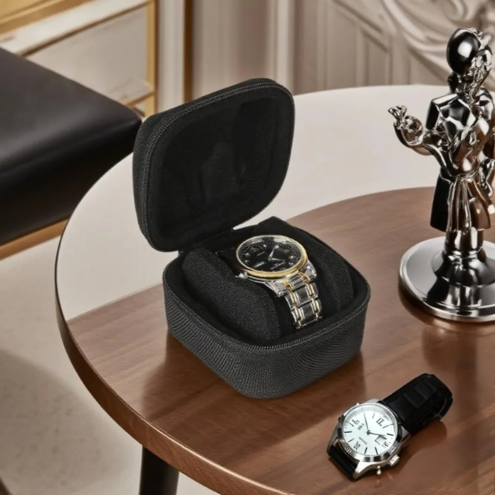 Watch Storage Box Suitable Small Watches Equipped Soft Pillows Hard Zpaxo