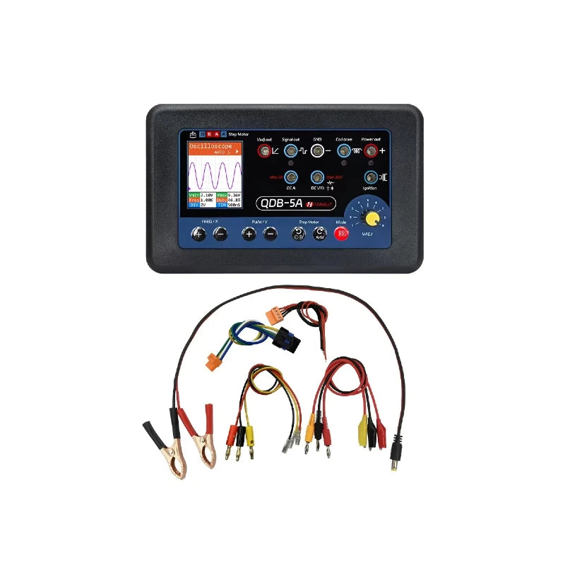 QDB4A QDB-5A Car Sensor Tester Oscilloscope PWM Drive Multimeter Zpaxo Black