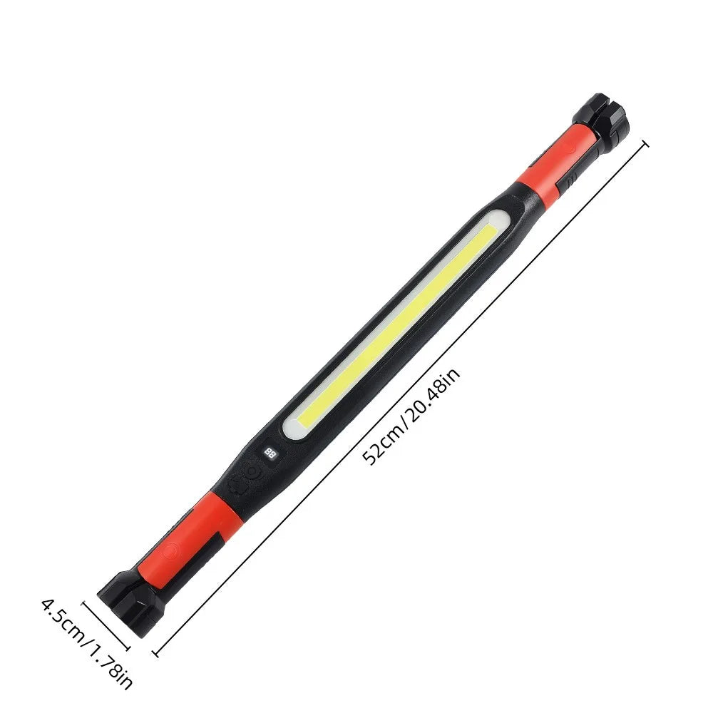 Power LED Work Light 3 Lighting Modes Waterproof Magnetic Flashlight Zpaxo 3 types of lights