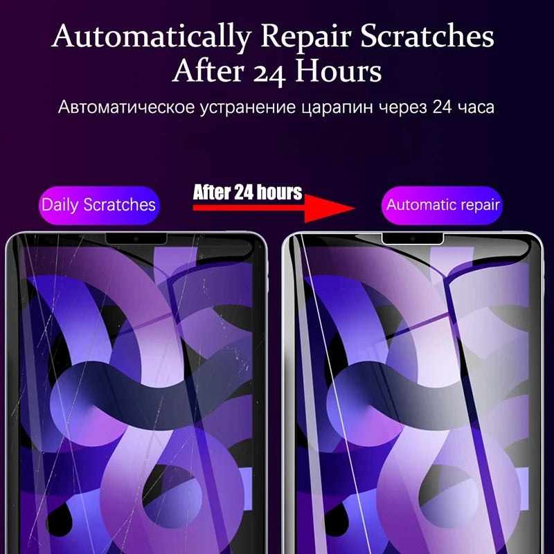 3pcs Tablet Drawing PET Film Touch Sensitive For iPad 10th 9th 8th 7th Mini 6 Air 5 4 Pro 11 Screen Protector Desktop Accessory Zpaxo