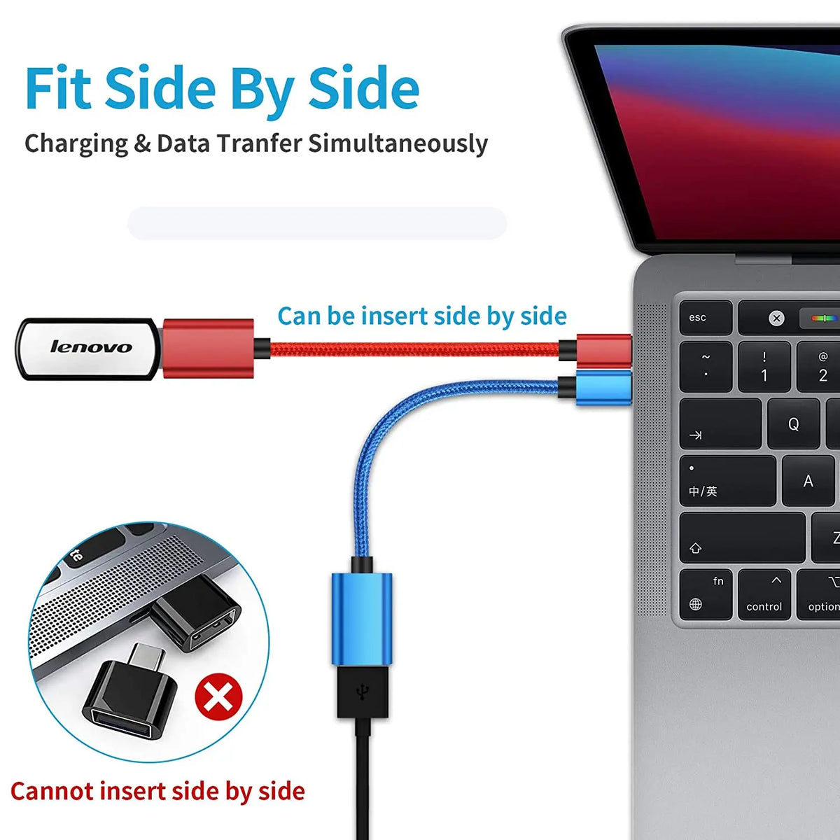 C OTG Cable Adapter USB Type-c Connector Data Converter Macbook Zpaxo