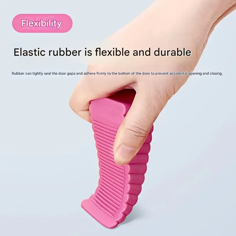 Creative Windproof Door Stopper Plastic Matte Surface Safety Barrier Zpaxo
