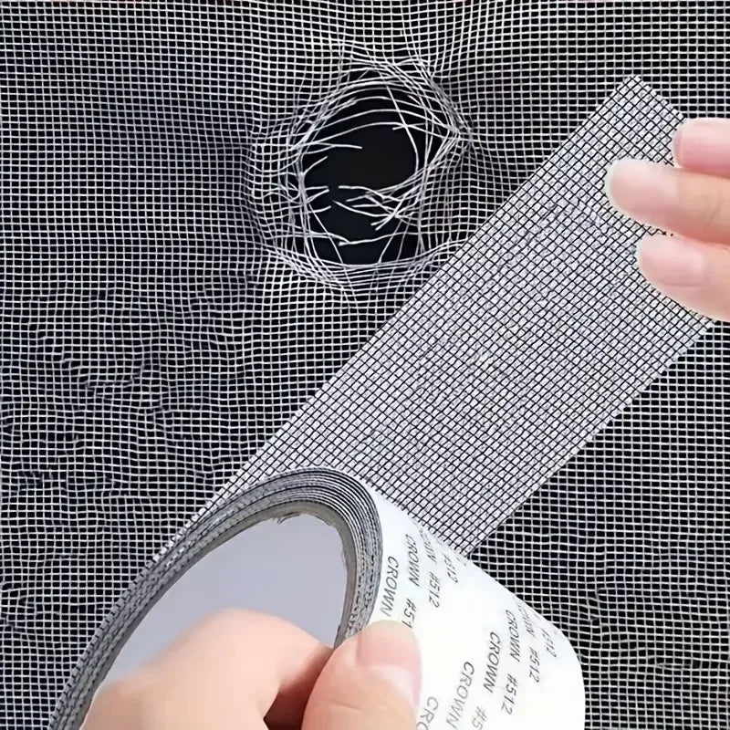 Mosquito Net Windows anti-mosquito mesh Easy-to-Apply Waterproof Window Screen Repair Tape Self-Adhesive Mesh Patch Zpaxo