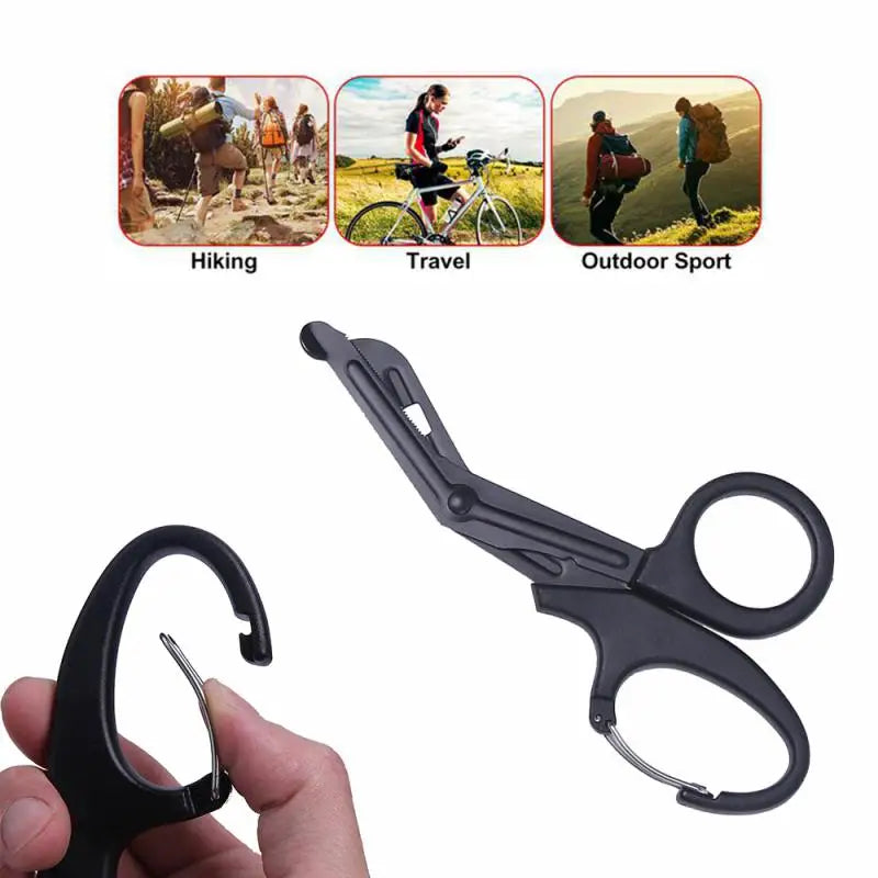 First Aid Gauze Trauma Shears Medical Carabiner Bandage Emergrncy Zpaxo