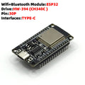 ESP32 Development Board CP2102 WIFI Bluetooth Module Dual Core Wireless Module ESP-32 ESP-CH340C-32 Expansion Board Type-C 30pin Zpaxo CH340C 30pin
