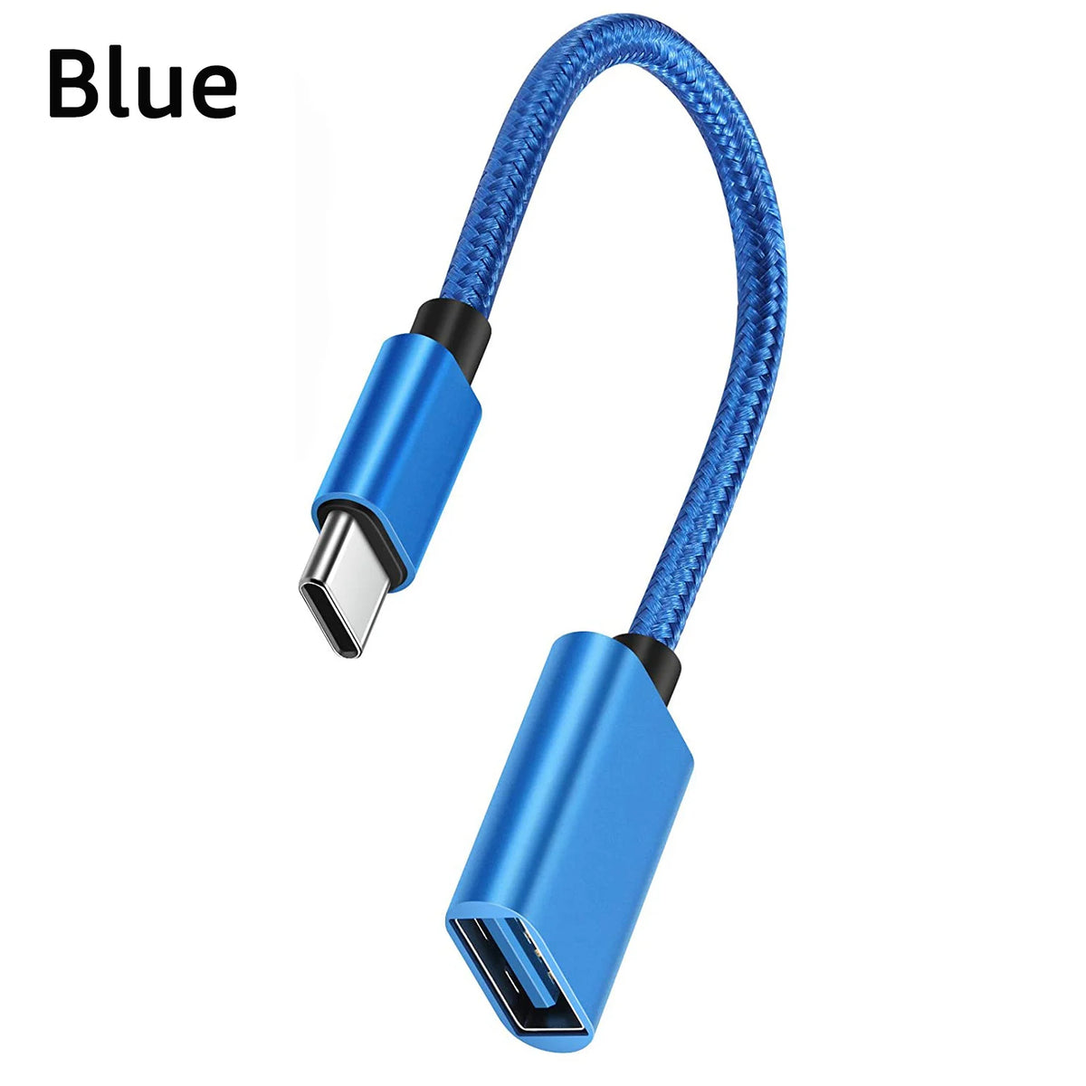 C USB 3 0 Adapter USB-C Male OTG Female Connector Cable Macbook Zpaxo Blue
