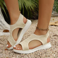 Women Shoes 2026 Mesh Summer Platform Sandals Open Toe Wedge Ladies Zpaxo 39 Beige