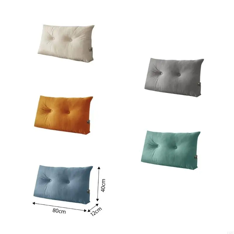 Triangular Segment Pillow Bed Sofa Back Support Suffering Relief Zpaxo