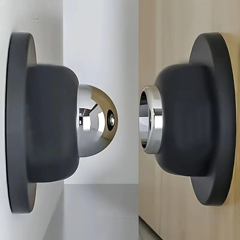Strong Magnetic Silent Buffer Door Stopper Easy Installation Ensuring Zpaxo