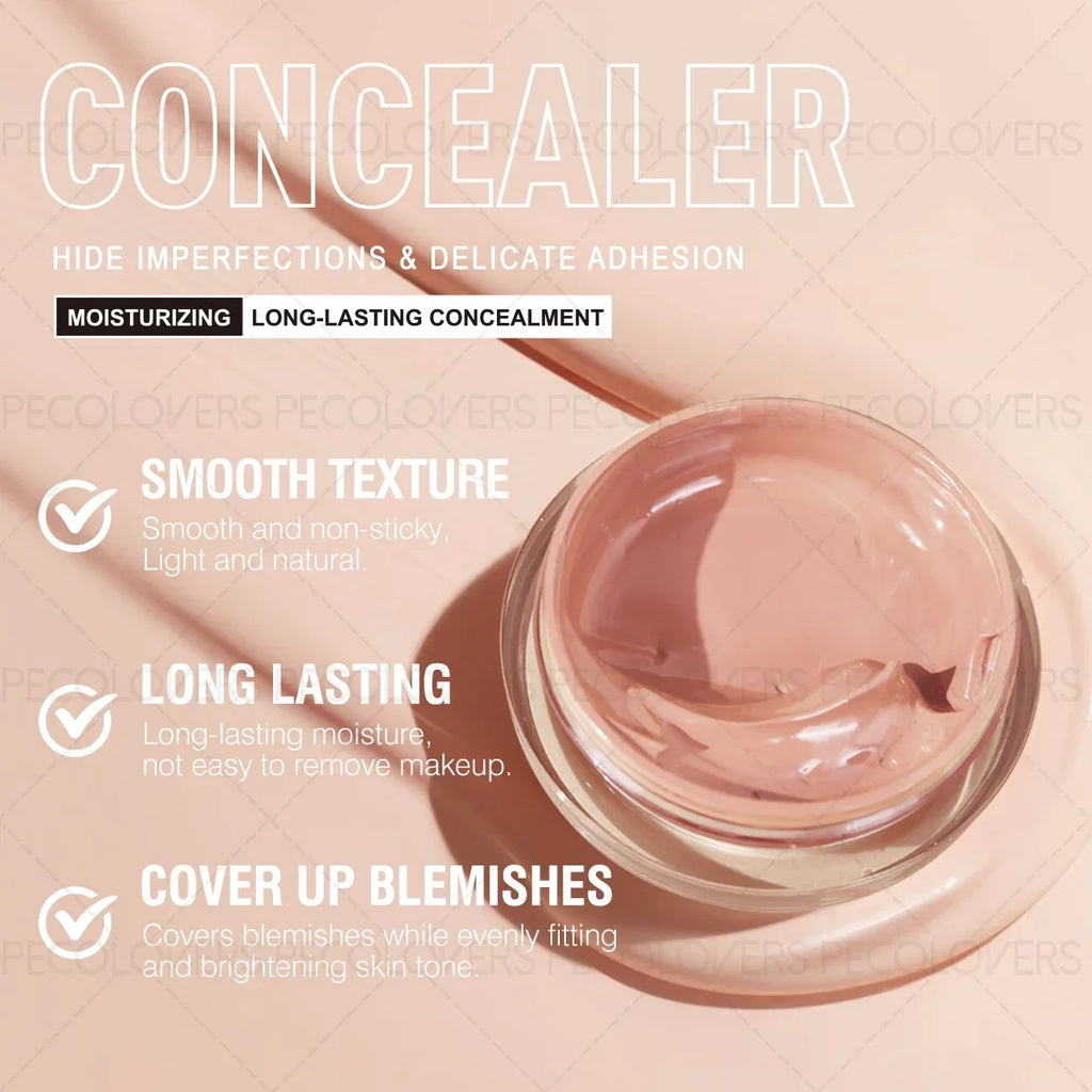 Full Coverage Body Concealer Eye Waterproof Matte End Suitable All Zpaxo