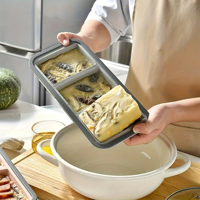 Extra Large Square Food Storage Container Leakproof Flip Lid Zpaxo
