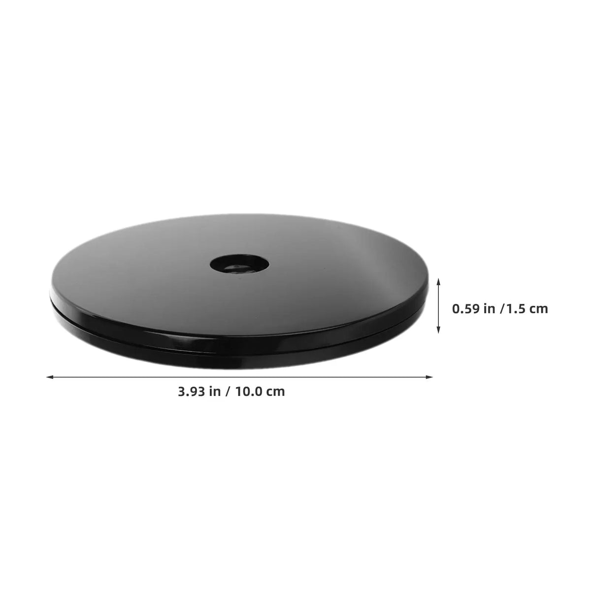Rotating Swivel Stand Ball Bearings Plastic Turntable Display Zpaxo