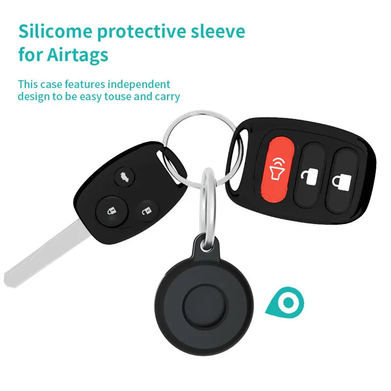 Apple Airtag Holder Case Lightweight Anti-scratch Silicone Shockproof Zpaxo