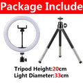 LED Ring Selfie Light Dimmable Photography Lighting USB Charge Lamp Zpaxo B-33cm