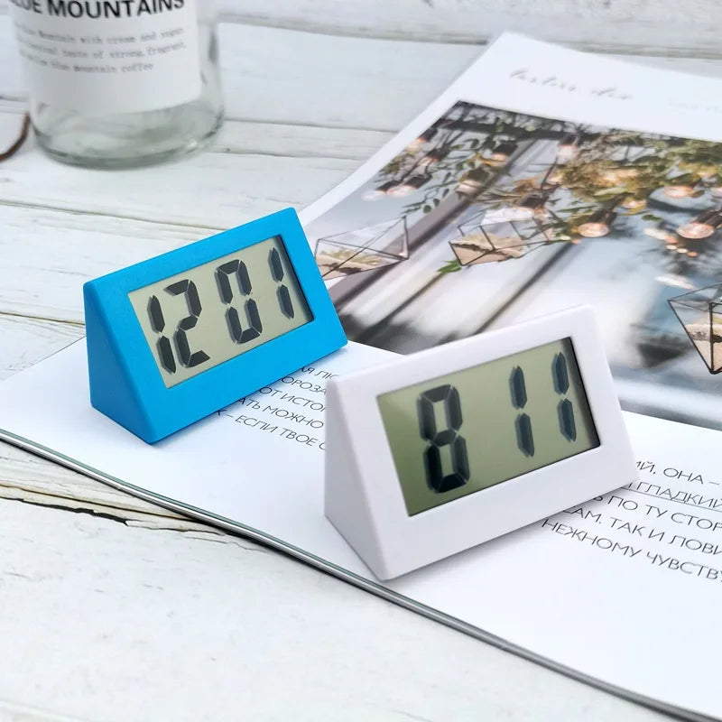 Simple Desktop Clock Mini Digital Small Silent Alarm Car Zpaxo