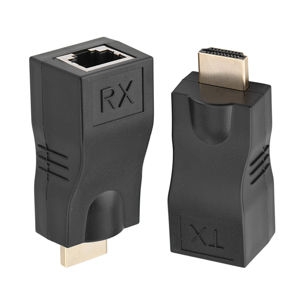 Single Cable Extender 2x HDMI 30m RJ45 Network Converter Repeater Zpaxo