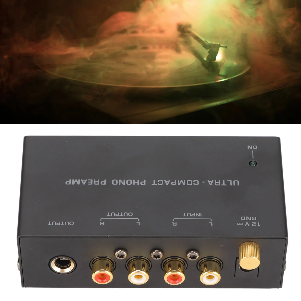 PP400 Phono Turntable Preamp Stereo Input Output Record Player Zpaxo