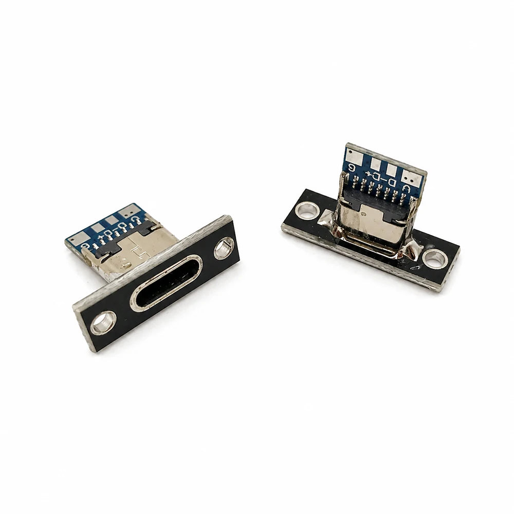 5 10 2Pin 4Pin Type-c Female Connector Jack Data Charging Port Small Zpaxo