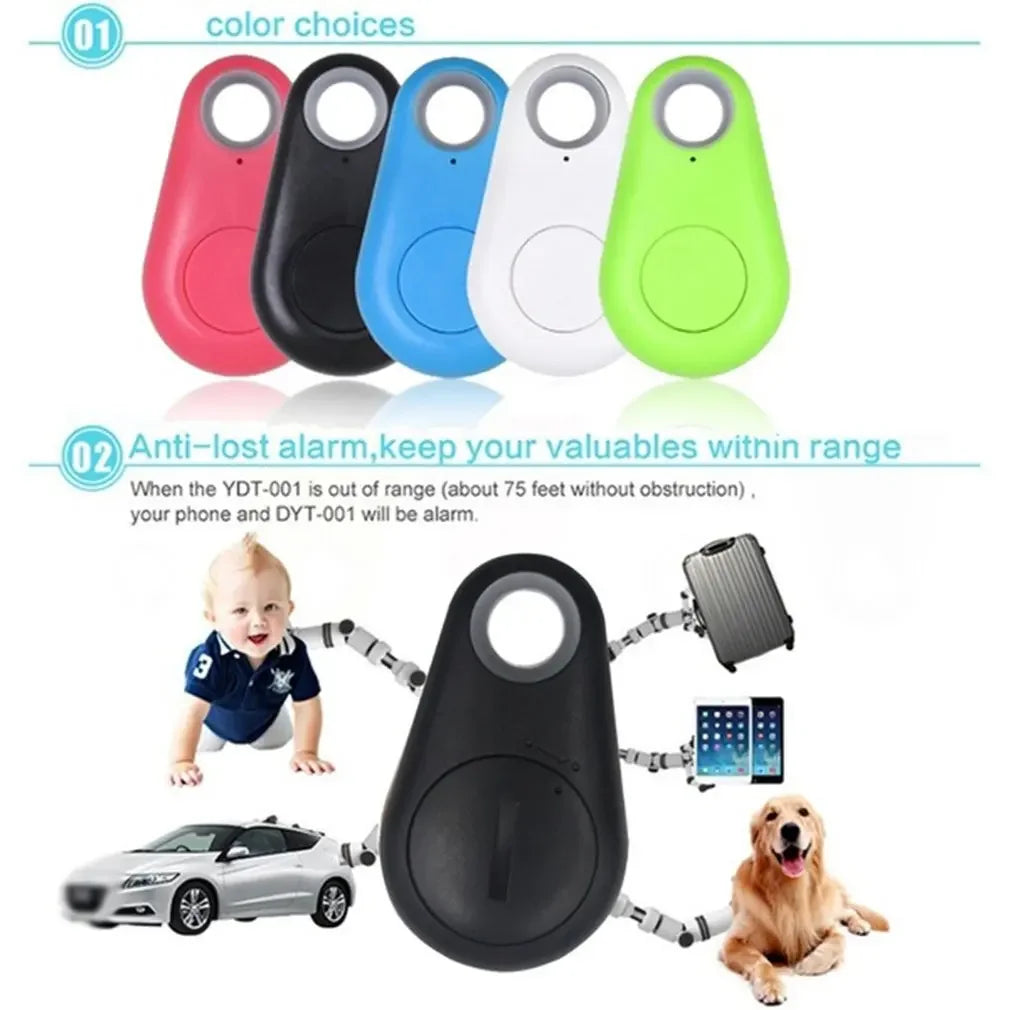 Mini Fashion Smart Dog Pets Bluetooth 4.0 GPS Tracker Anti-lost Alarm Tag Wireless Child Bag Wallet Key Finder Locator Zpaxo