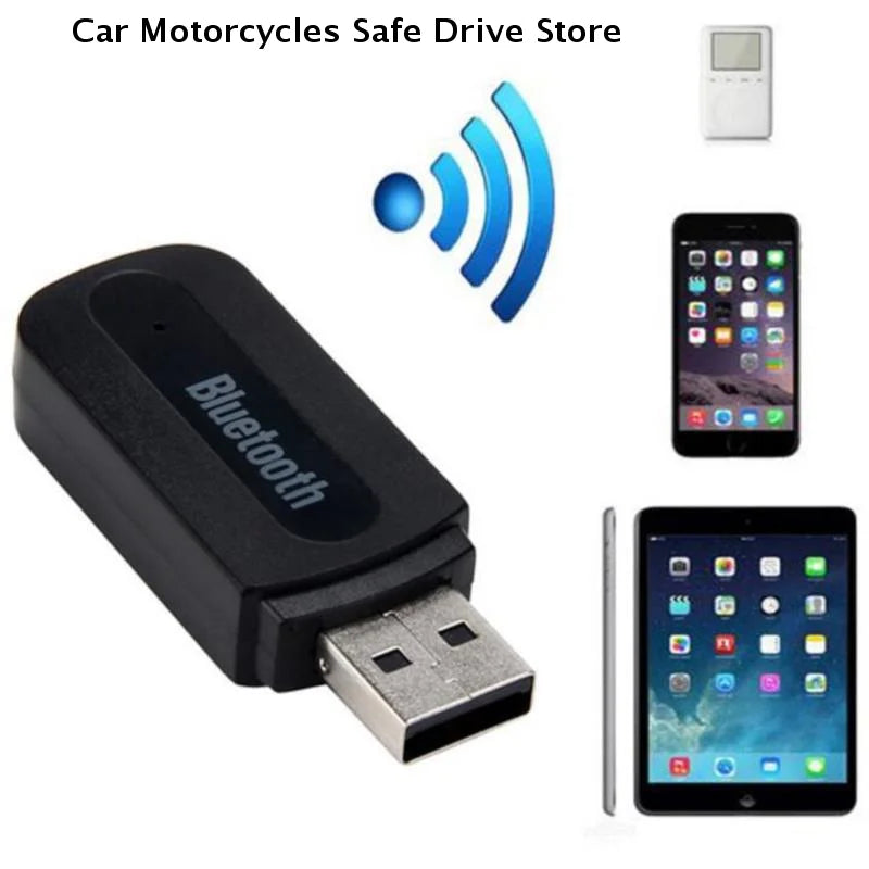 CM3 Jack USB Bluetooth-compatible AUX Wireless Car Audio Receiver Zpaxo