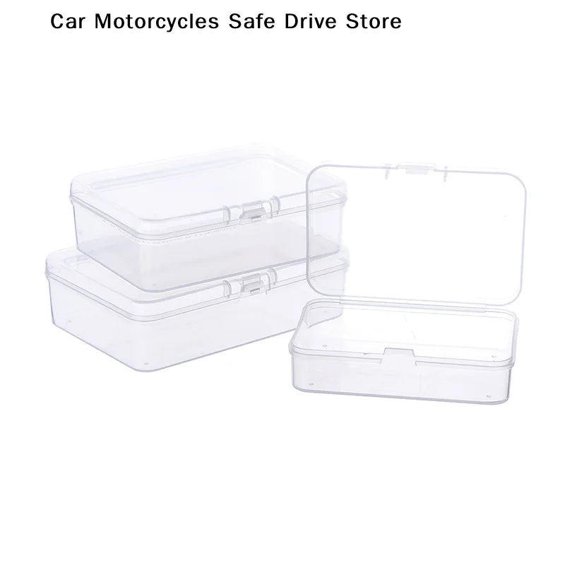 CM1 Transparent Fruit Fork Storage Box Plastic Electronic Components Zpaxo