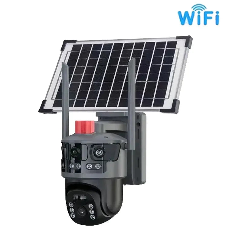 Wireless Solar Powered Security Camera V380 3MP Wifi Outdoor IP Cam Zpaxo WiFi 8w-3MP China Mainland