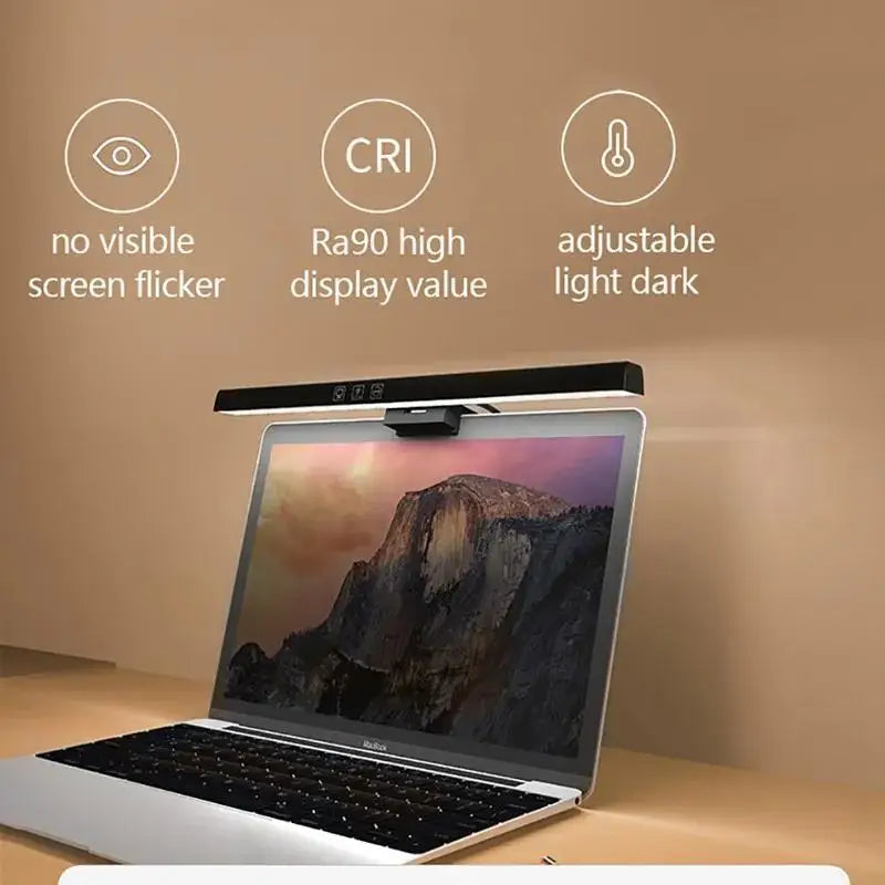 LED Laptop Computer Screen Light USB-C Power Supply Touch Control Zpaxo