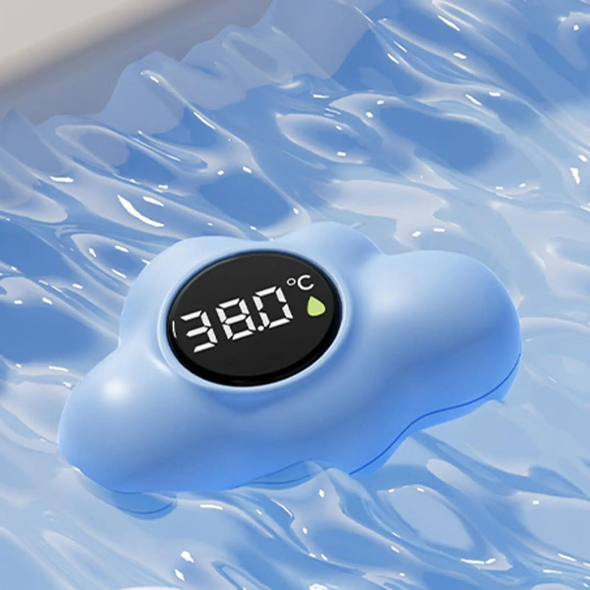 Baby Bath Thermometer Floating Water Cloud Shape Digital Temperature Zpaxo