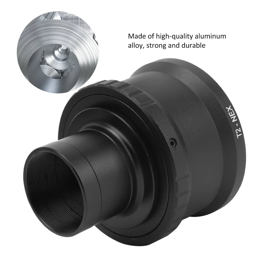 Astronomical Telescope T Mount Tube Adapter E Mirrorless Camera Metal Zpaxo