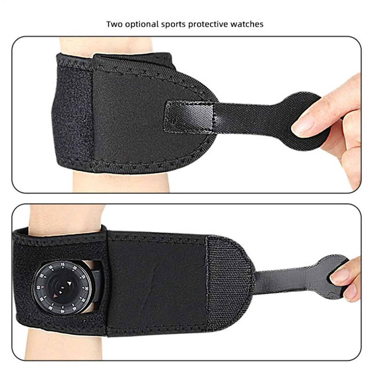 Smart Watch Cover Protector Watch Strap Protector Built-in Cushion Structure Sweat-proof Wrap for Running Women Men Workout Zpaxo