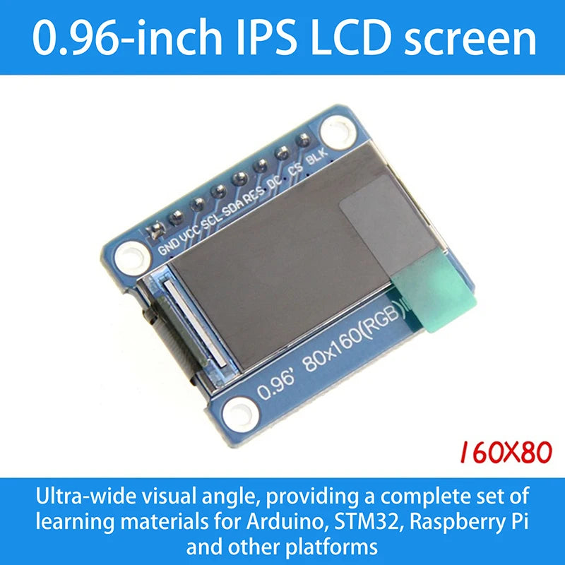 IPS Display OLED Module 80 160 65K Colorful RGB TFT LCD Board ST7735 Zpaxo