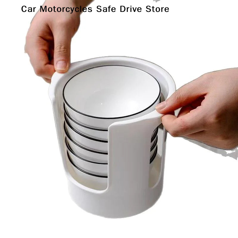 Multifunctional Bowl Storage Rack Dish Kitchen Tableware Draining Zpaxo