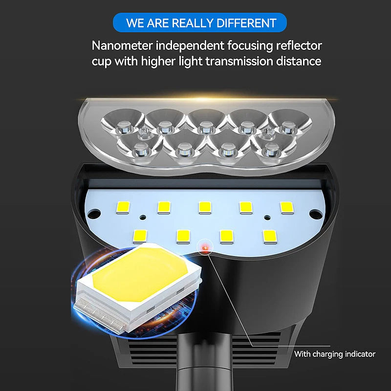Solar Powered Tree Light Outdoor Dual-use Spotlight Landscape Zpaxo