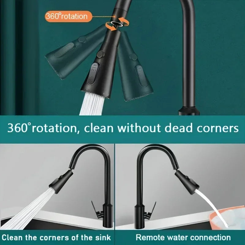 Kitchen Faucet Spray Shower Head Setting Kitchen Spare Replacement Tap Sprayer 3 Modes Shower Head Kitchens Sink Faucets Zpaxo