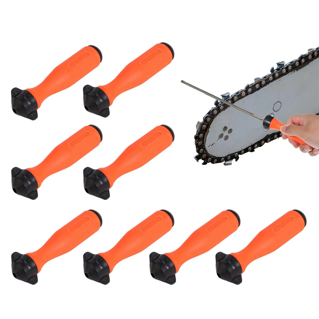 Chainsaw File Handle 8 Ergonomic Reusable Nylon Grip Replacement Zpaxo