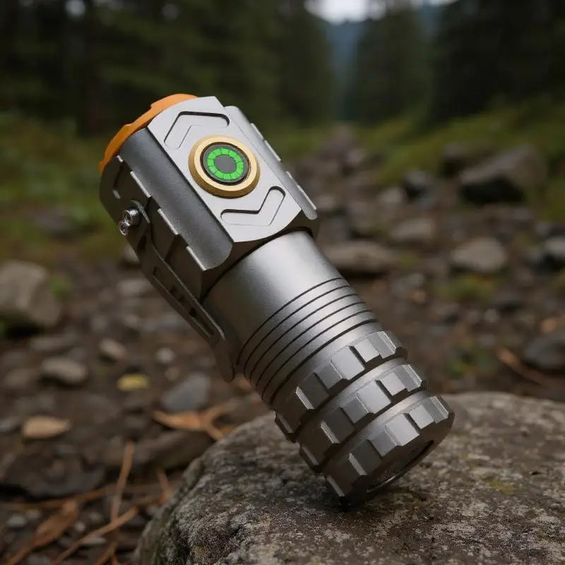 Three Eyed Extreme Illumination Tactical Flashlight Rechargeable Mini Zpaxo