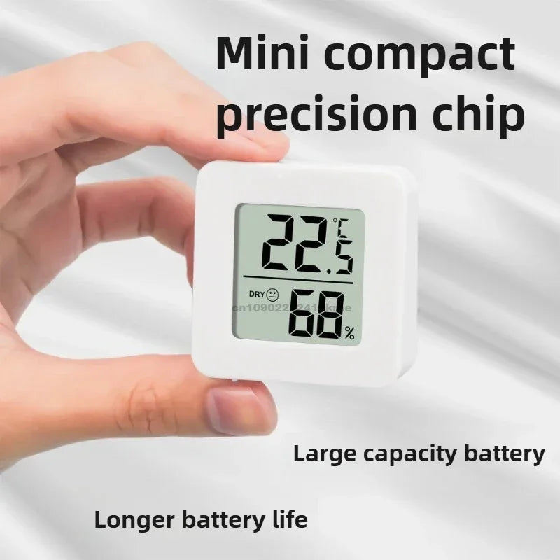 1/3/4/6PCS Mini LCD Digital Thermometer Hygrometer Indoor Room Temperature Humidity Meter Sensor Gauge Weather Station Set Zpaxo