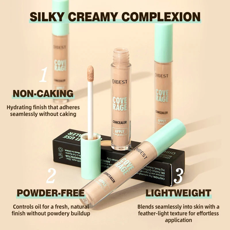 Waterproof Concealer Long-lasting Coverage Conceals Masks Blemishes Zpaxo