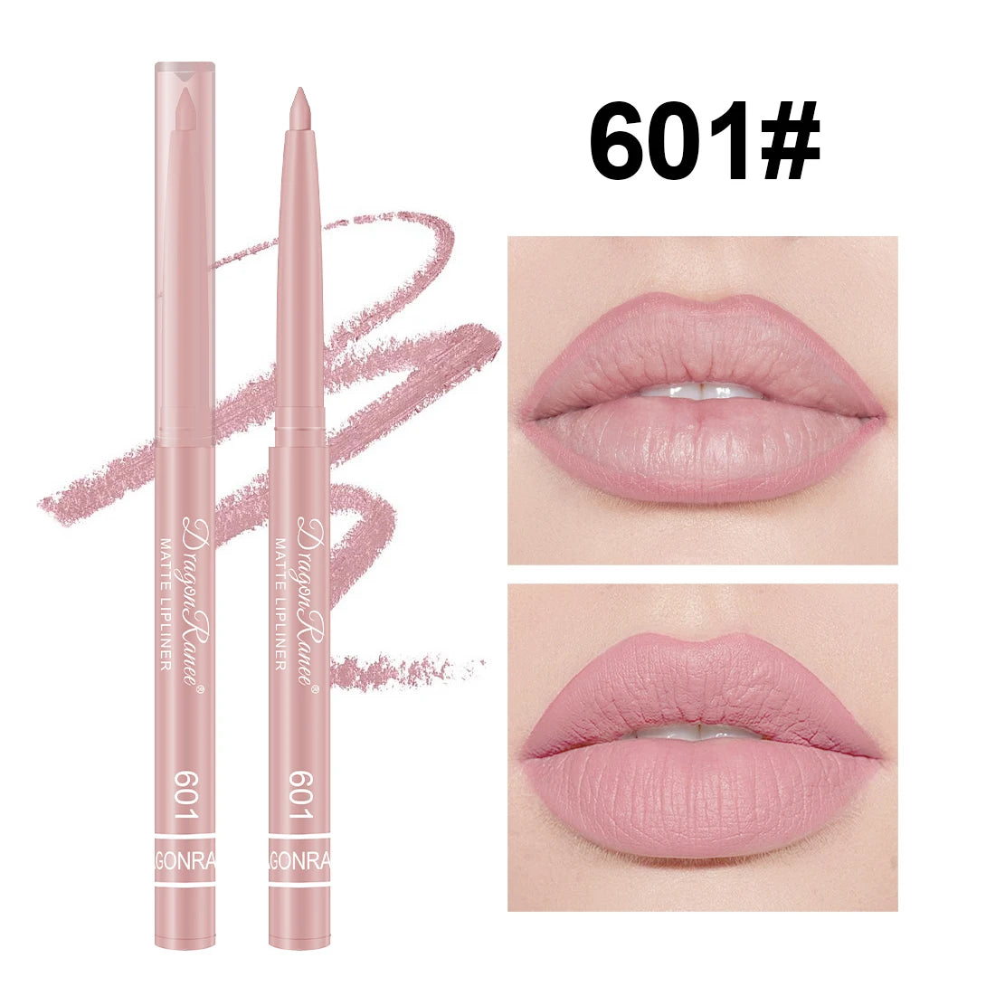 Lip Liner to Outline the Lip Shape, Beginner-Friendly, Natural and Delicate, Waterproof, Matte, Nude Color Lip Liner Zpaxo 01Dr7001