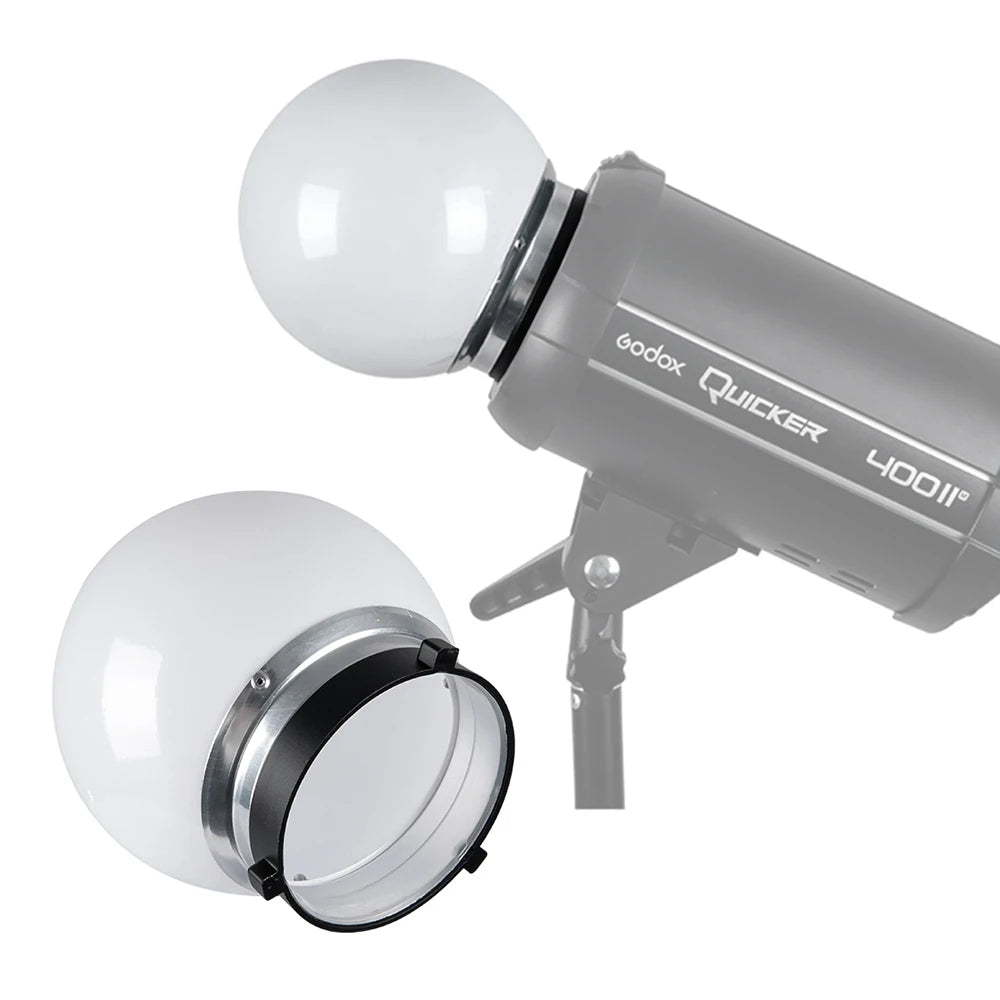 Soft Light Ball Photography Translucent Diffuser Flash Dome Bowens Zpaxo