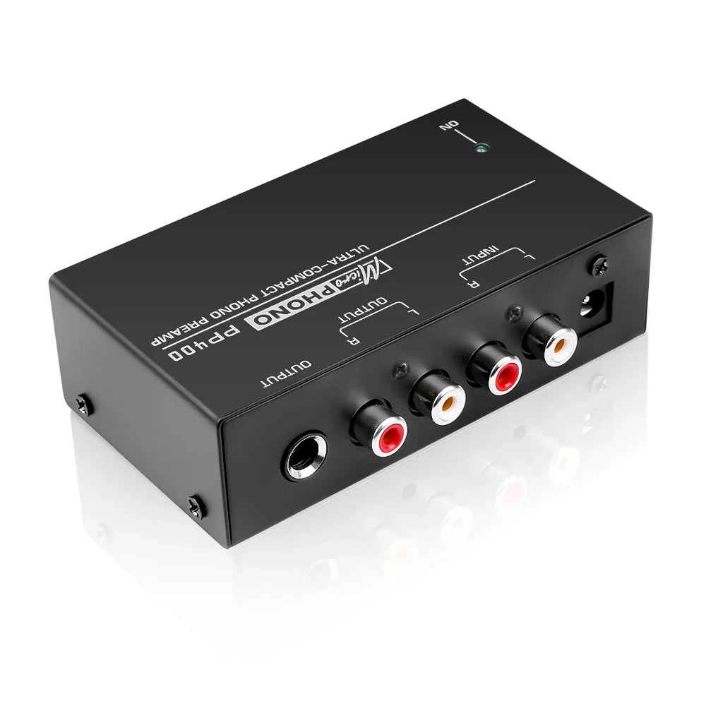 PP400 Ultra-compact Phono Preamp Preamplifier Home Mini Audio Zpaxo