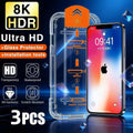 Oleophobic Coating Dust Easy Installation Screen Protector iPhone17 Zpaxo FCGQ For iPhone XS 3PCS