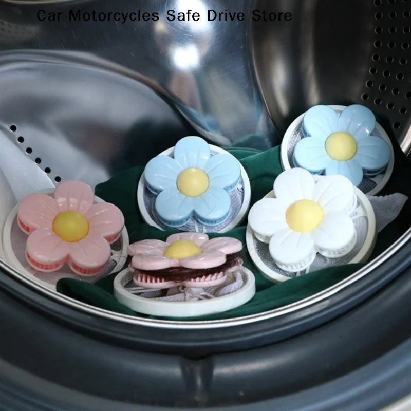 CMFlower Shaped Washing Machine Lint Filter Double Layer Floating Zpaxo